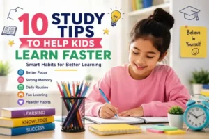 10 Powerful Study Tips to Help Kids Learn Faster and Smarter