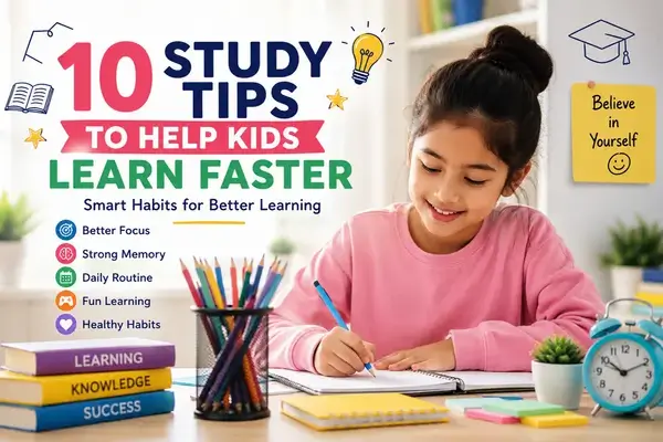 10 Powerful Study Tips to Help Kids Learn Faster and Smarter